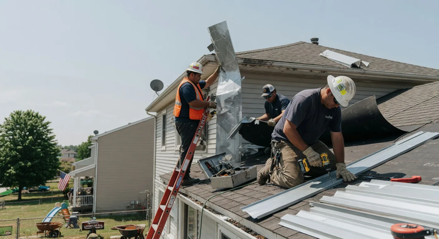 Metal Roof Repair in Deer Creek, OK